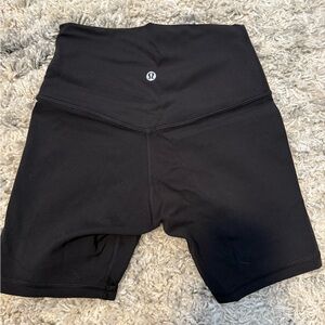 Lululemon Athletica Black Align Shorts 6”